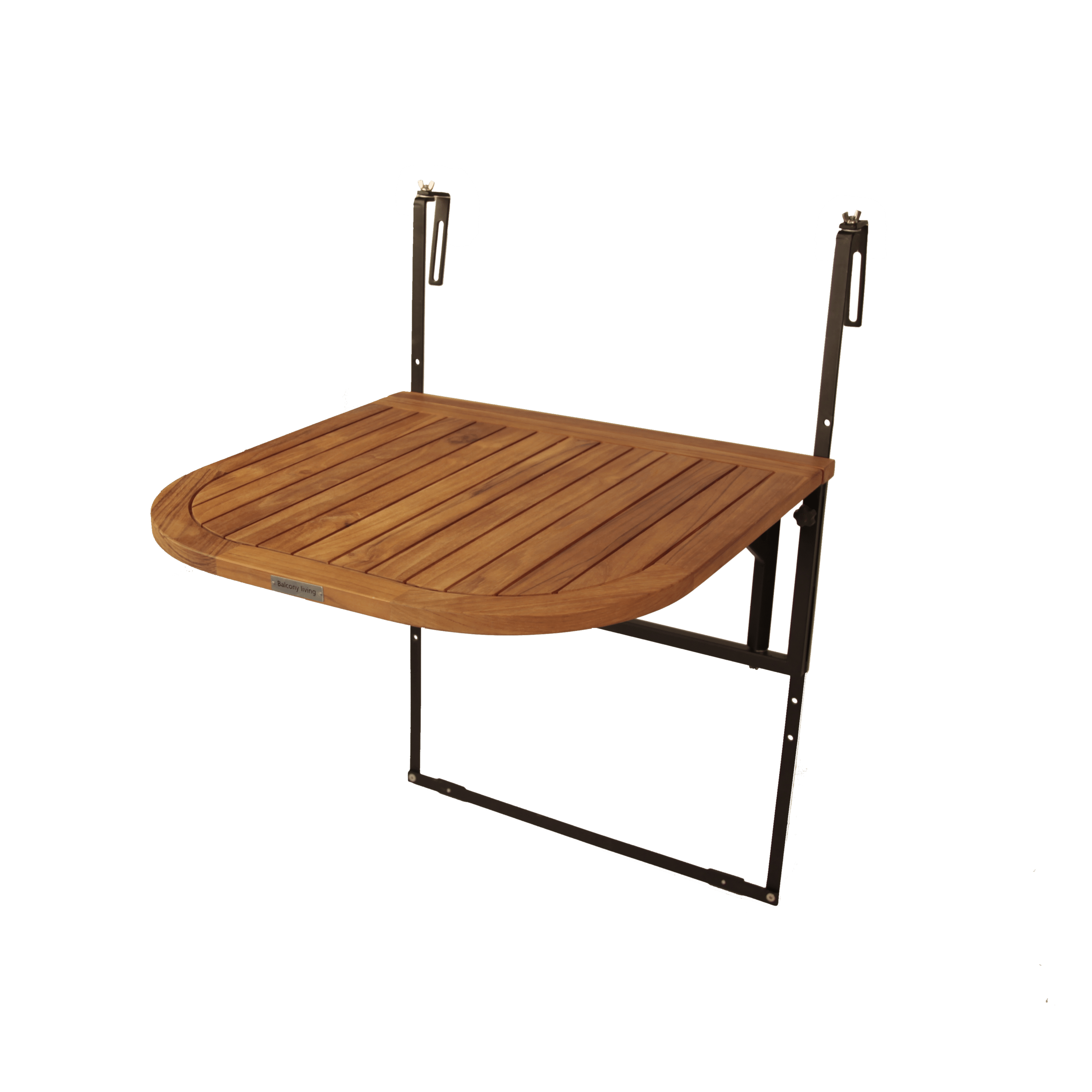 Et moderne altanbord i teaktræ